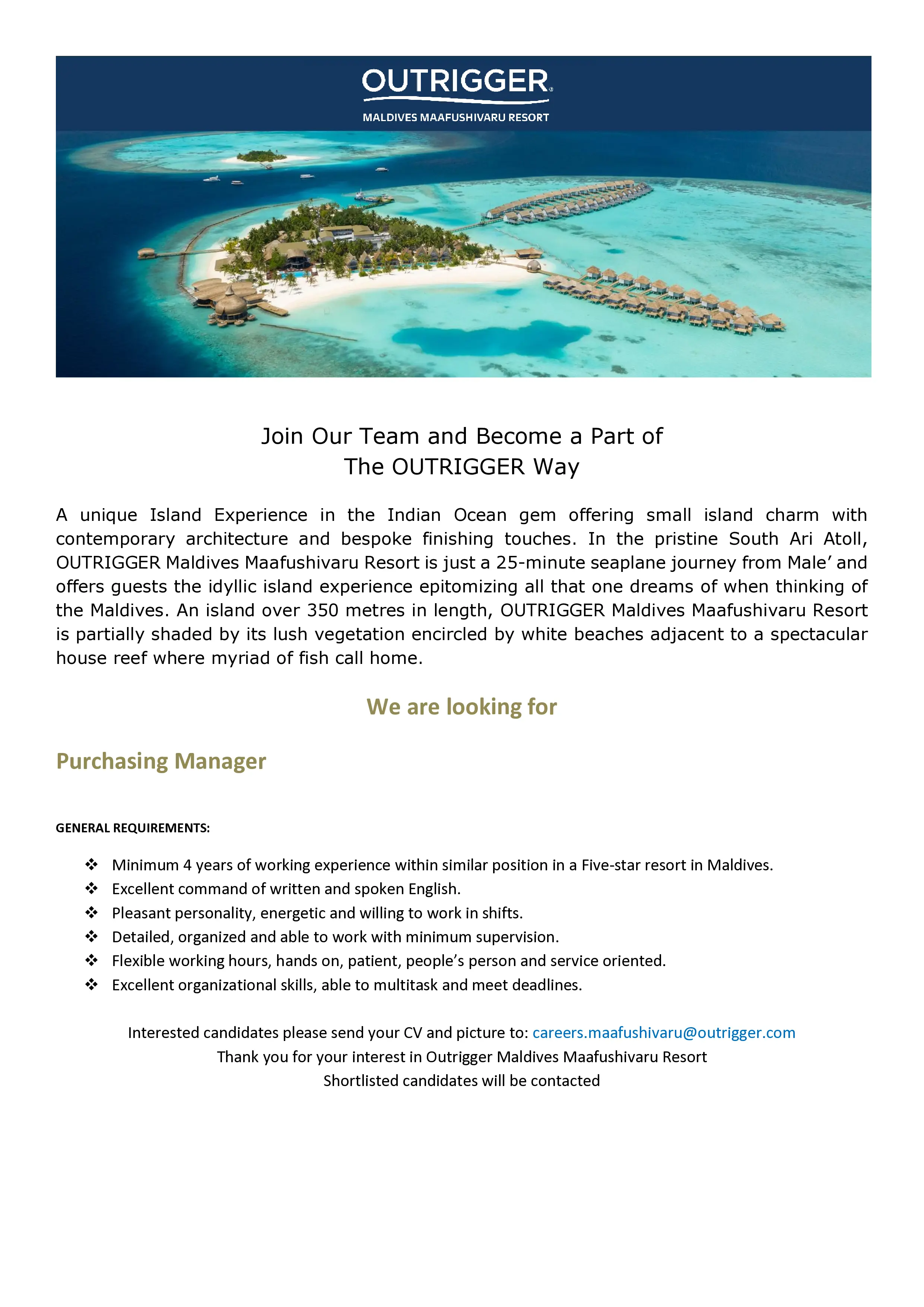Purchasing Manager