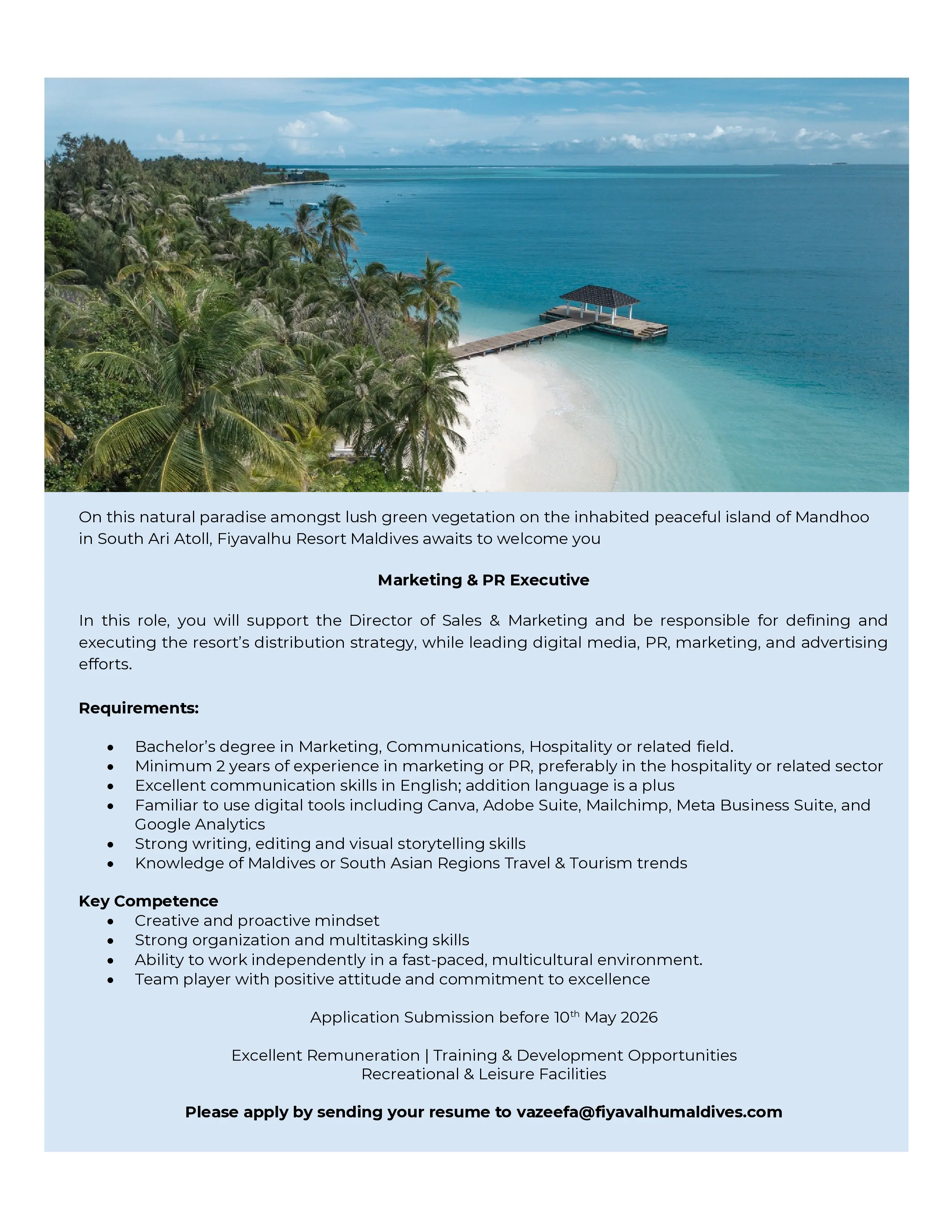 Marketing & PR Executive 